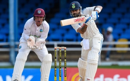 Virat Kohli smashes his 29th Test ton, at Queen's Park Oval