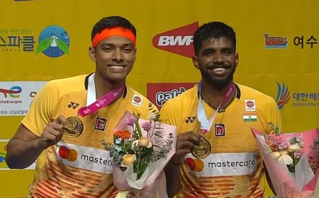 Satwik-Chirag claim their maiden Korean Open title with a stunning victory over World No. 1 Alfian and Ardianto