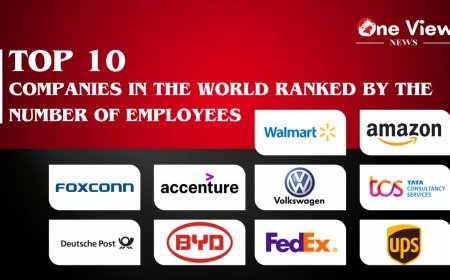 Top 10 companies in the world ranked by the number of employees
