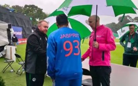 India clinches victory by a margin of two runs (DLS method) Jasprit Bumrah takes two wickets