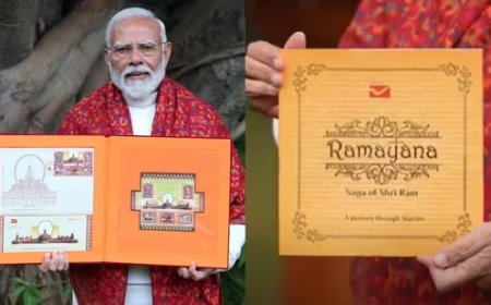 PM Modi Celebrates Ram Temple with Commemorative Stamps and Global Tribute Book