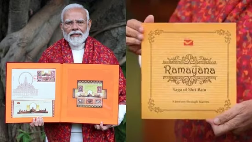 PM Modi Celebrates Ram Temple with Commemorative Stamps and Global Tribute Book
