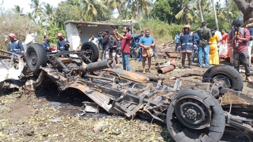 kerala | 1 Dead, 25 Injured in Firecracker Blast at Unauthorized Unit Near Temple
