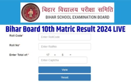 Bihar Board 10th Result 2024: Know how to check your bihar board 10th result online