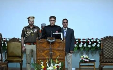 Omar Abdullah Takes Oath as J&K Chief Minister; Congress Chooses to Stay Out of Government