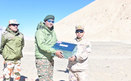 Indian, Chinese Troops Exchange Diwali Sweets After Border Disengagement