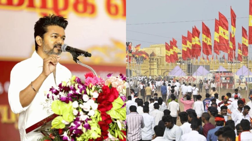 Tamil Star Vijay’s Grand Political Debut: Thousands Rally for His Party Launch in Tamil Nadu