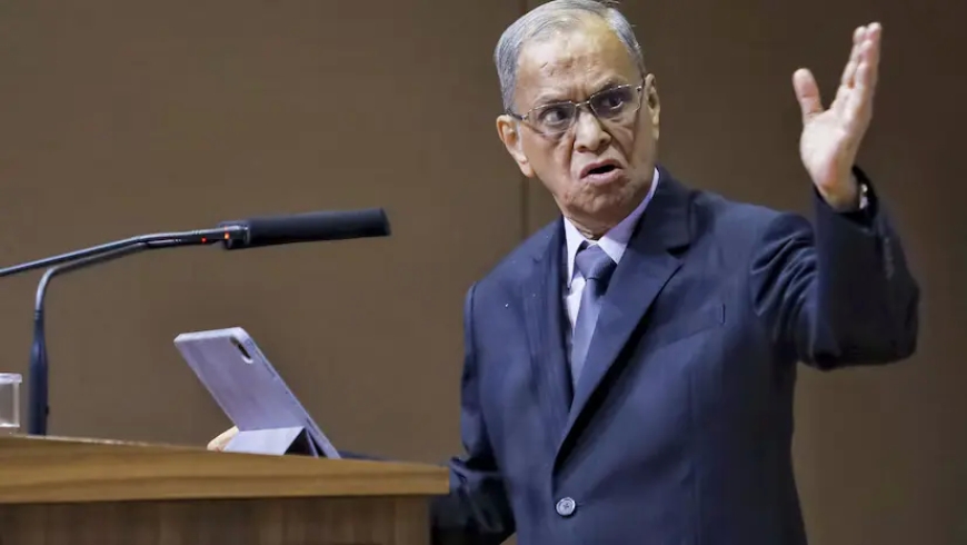 "Will Take This to My Grave": Narayana Murthy Advocates 6-Day Workweek, Rejects Work-Life Balance