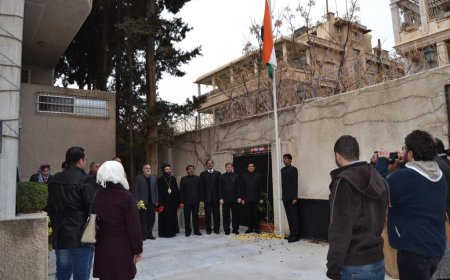 Indian Embassy in Syria Operational Amid Rebel Takeover of Damascus; MEA Urges Indians to Leave, Check Embassy Contact Details