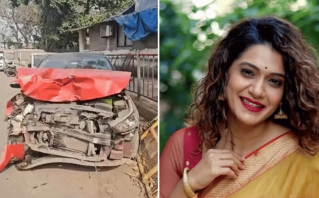 Actor Urmila Kothare Car Hits Metro Workers in Mumbai; 1 Dead, 1 Injured