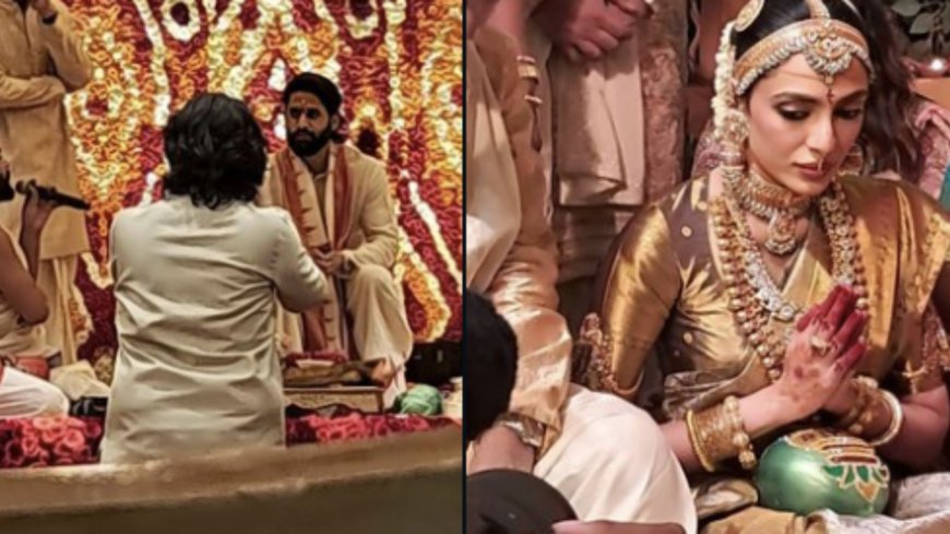 Naga Chaitanya and Sobhita Dhulipala Tie the Knot: their first photos going viral on social media