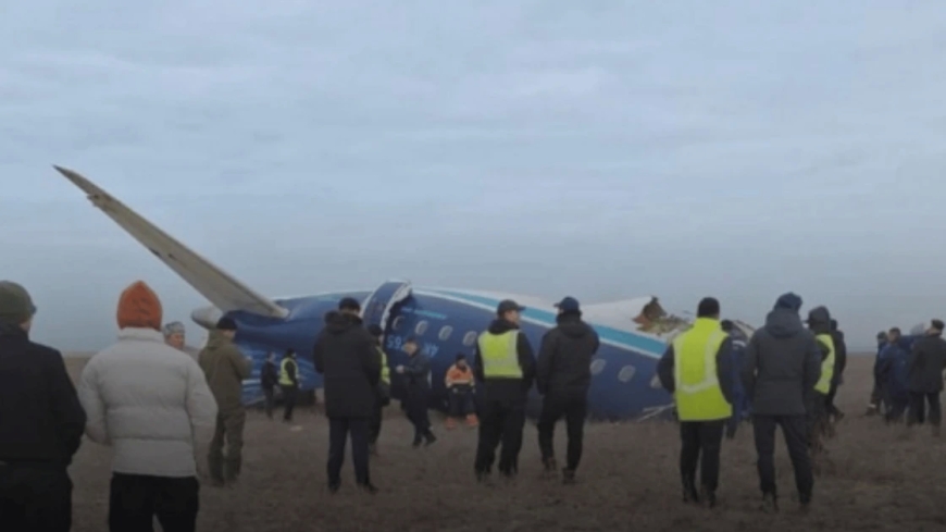 Azerbaijan Airlines Plane Crashes Near Aktau, Kazakhstan; Survivors Rescued