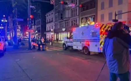 Speeding Car Rams Crowd on Bourbon Street, New Orleans; 10 Dead, 30 Injured