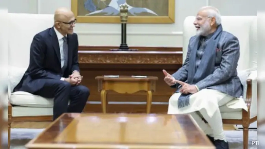 Microsoft to Invest $3 Billion in India's Cloud and AI Infrastructure: Satya Nadella